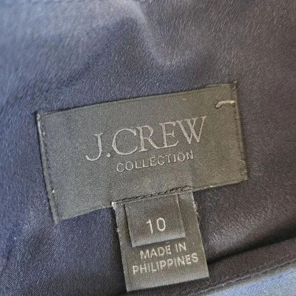 J.Crew Collection Pop Stripe Sheath Dress Chevron Sleeveless Maximalist Party - Picture 4 of 9